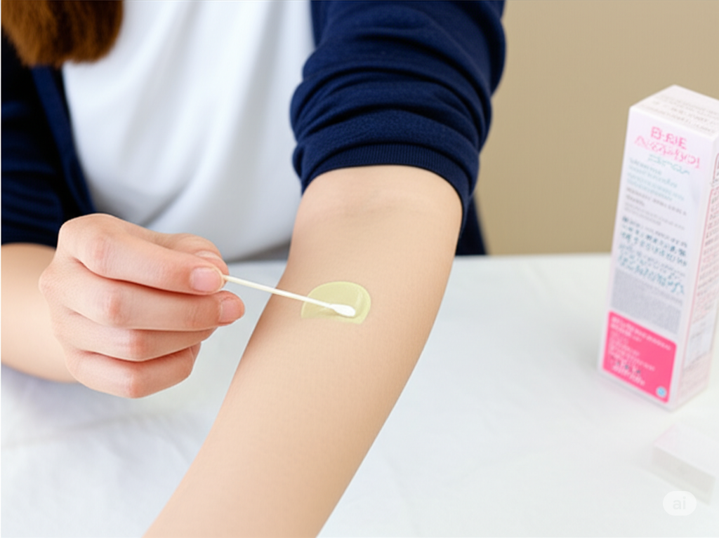 ソメルクレイのアレルギー検査パッチテスト